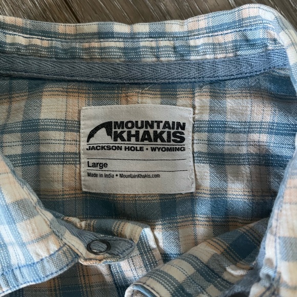 Mountain Khakis Plaid Short Sleeve Button Down - Picture 3 of 7